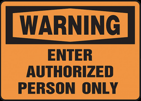 ENTER WARNING